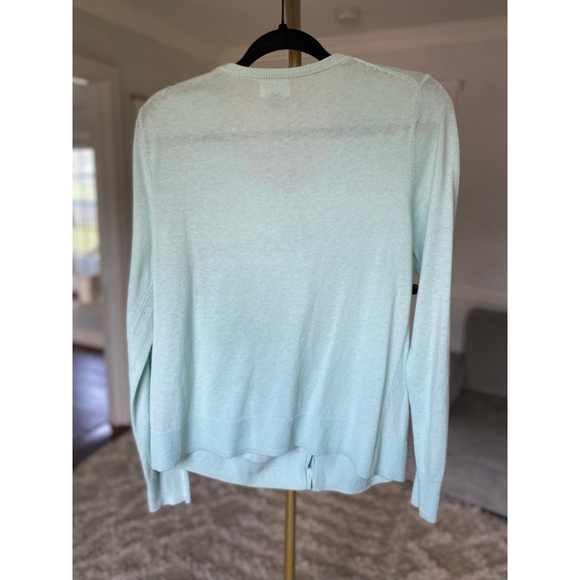 Old Navy Mint Button Cardigan Coastalcore Light Academia Soft Girl Scandi Preppy - Picture 3 of 6